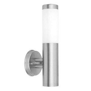AD Luminaire -Wall Mount Fixture Cylindrical E27/IP44/Inox Outdoor Luminaires
